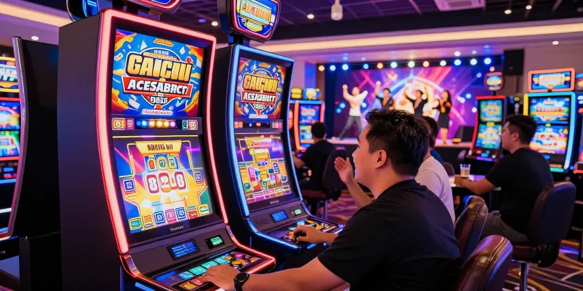 Exciting slot gacor gaming experience at a vibrant casino.