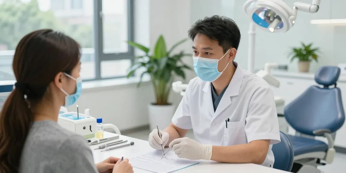 Visit your dentist for a consultation in a bright, welcoming clinic.