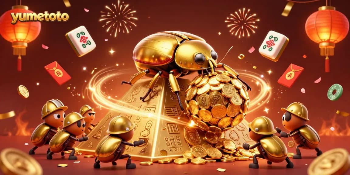 Experience excitement at yumetoto with our vibrant casino-themed celebration featuring lucky symbols and gold coins.