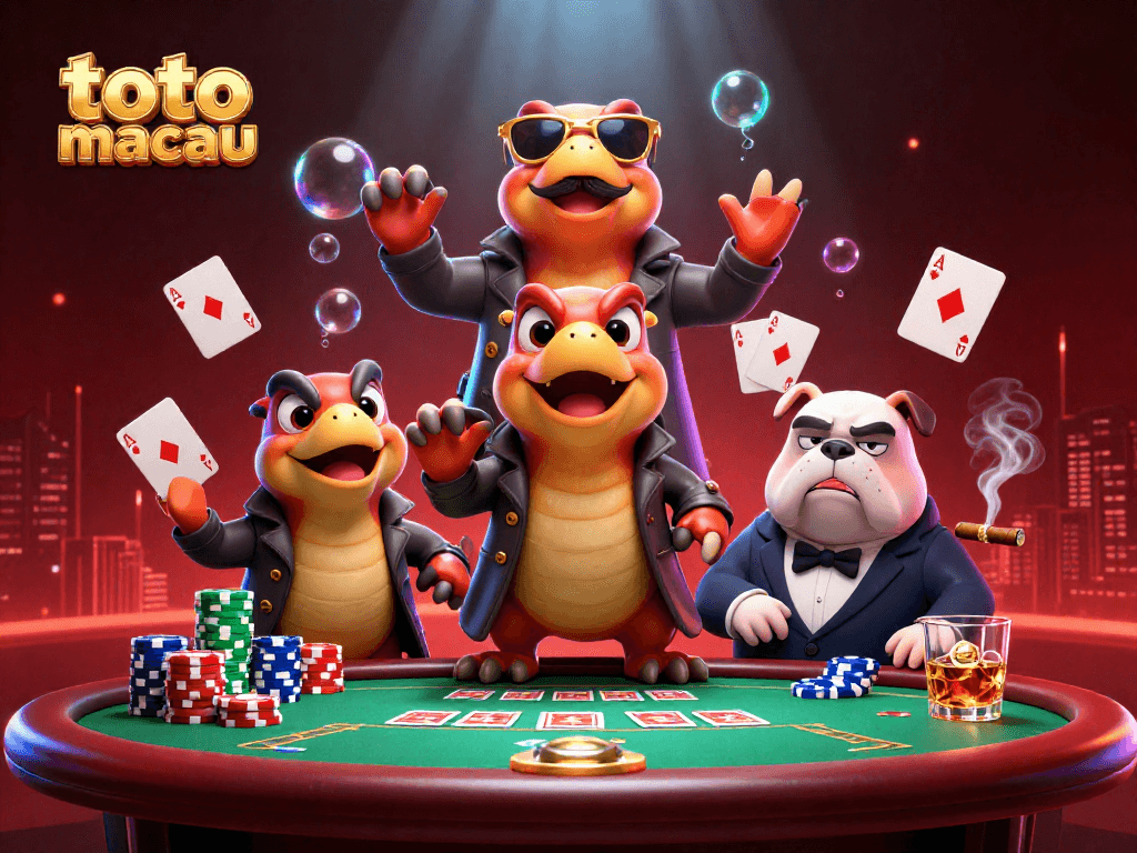 Experience winning moments in toto macau with raptors in disguise attempting casino entry.