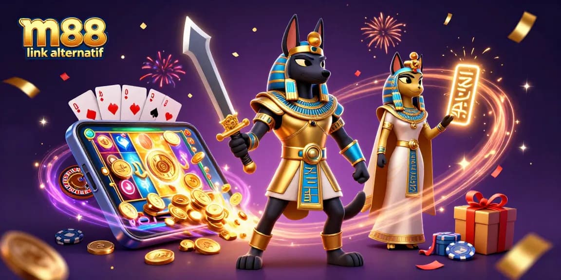 Win big with thrilling games at m88 link alternatif featuring Anubis and Bastet.