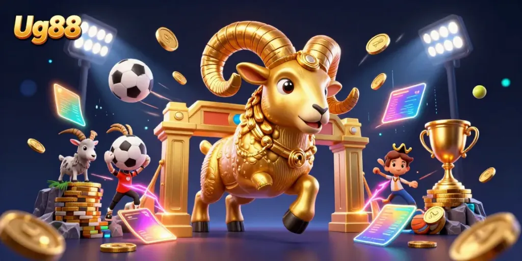Experience the thrill of Ug88 in an exhilarating online casino atmosphere filled with vibrant game elements.