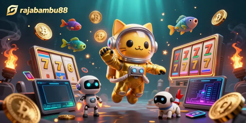 Rajabambu88 menghadirkan aksi menarik dengan slot dan jackpot yang memukau dalam karya seni digital.