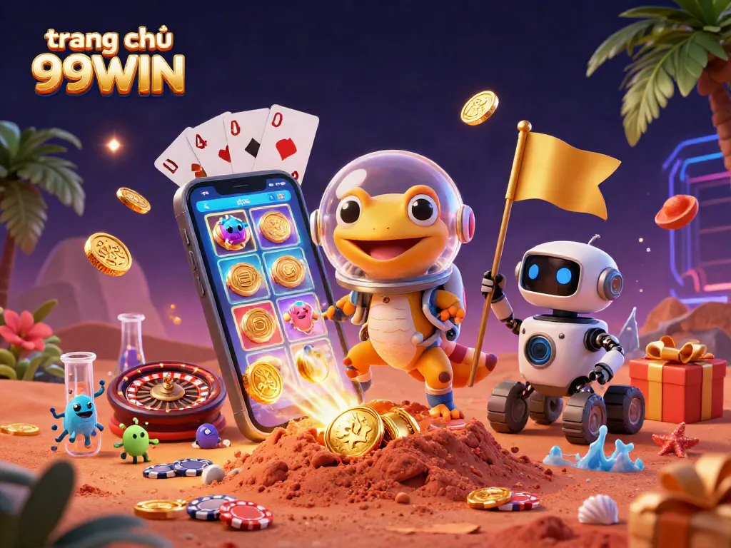 Engage with the vibrant world of trang chủ 99WIN as a Martian gecko discovers a hidden casino.