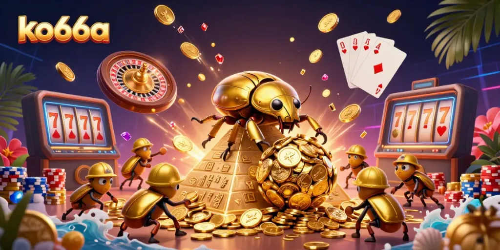 Experience immersive gaming at ko66a with golden treasures and exhilarating casino elements.