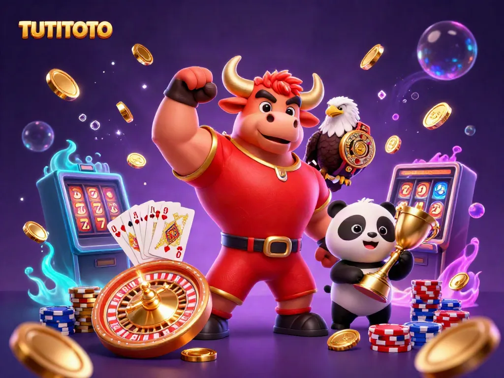 Experience thrilling wins with TUTITOTO featuring dynamic characters and dazzling casino elements.