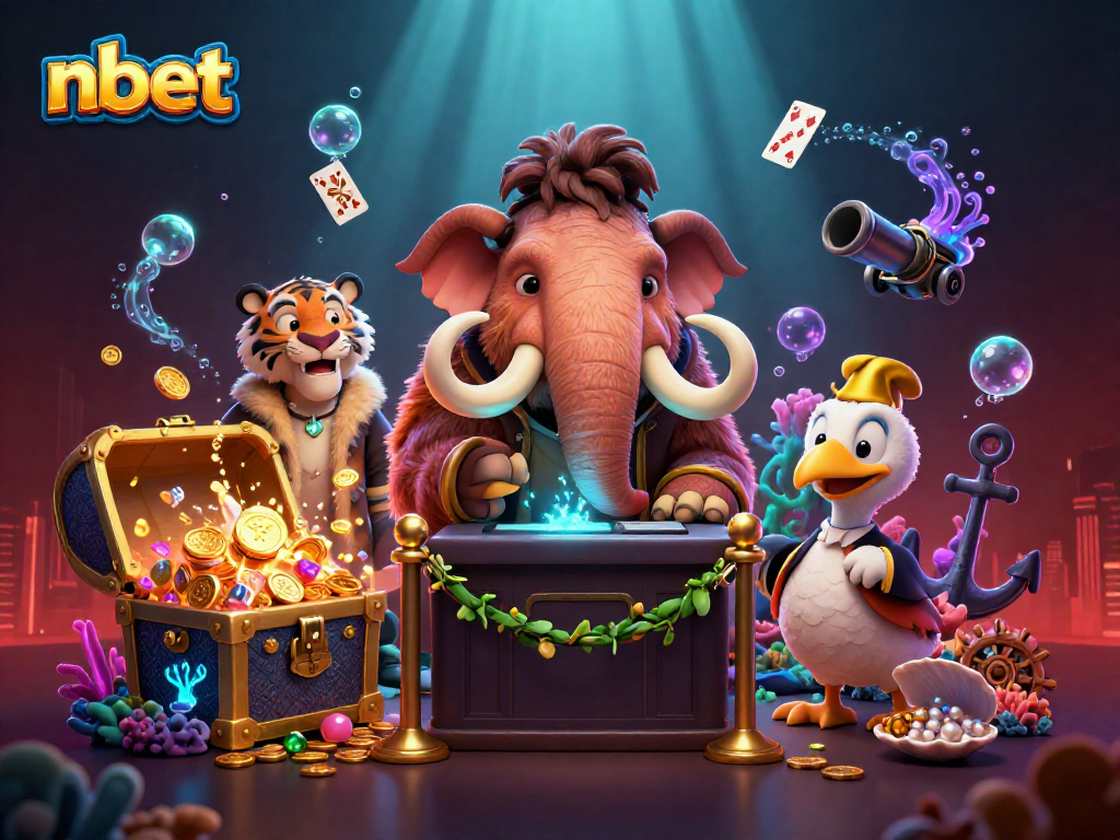 Experience vibrant entertainment at nbet with engaging gaming characters and rich casino visuals.