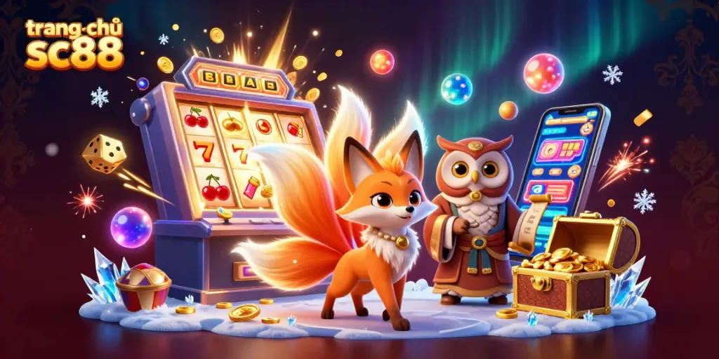 Experience the thrilling gameplay at trang chủ sc88 with vibrant slot machines and lucky symbols!