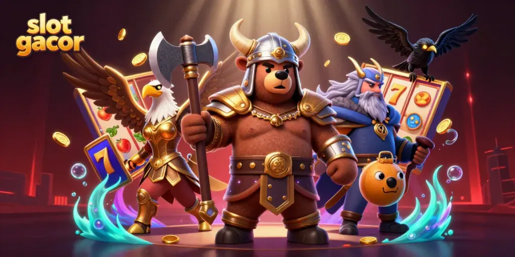 Mainkan slot gacor dengan penuh semangat saat Viking dan Valkyrie merayakan jackpot bersama.
