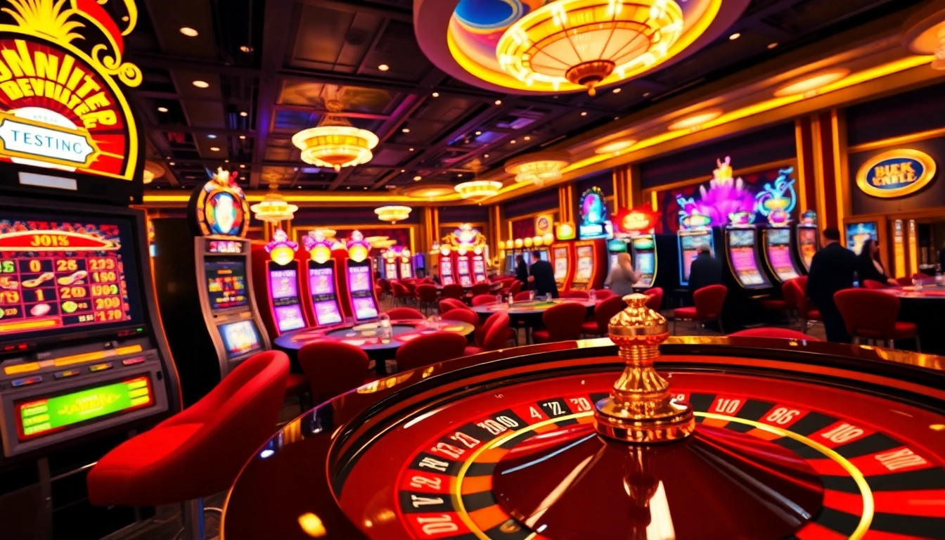 Menyaksikan keseruan permainan situs mpo500 dengan mesin slot dan meja roulette yang glamor.