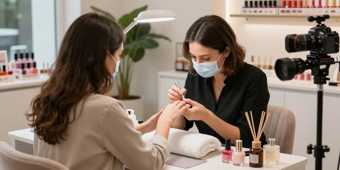 Pengalaman manicure mewah di salon LUXURY12 dengan suasana nyaman dan pelayanan profesional