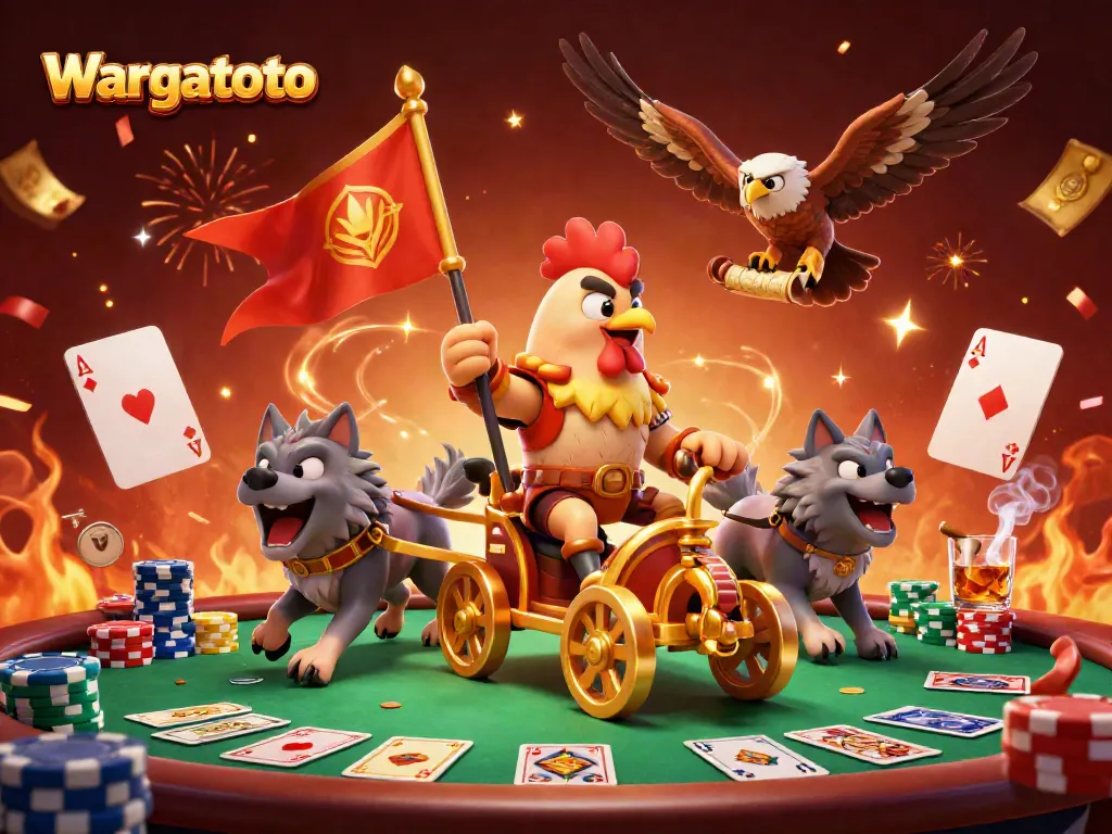 Wargatoto menampilkan ilustrasi 3D lengkap tentang permainan poker dengan elemen menarik.