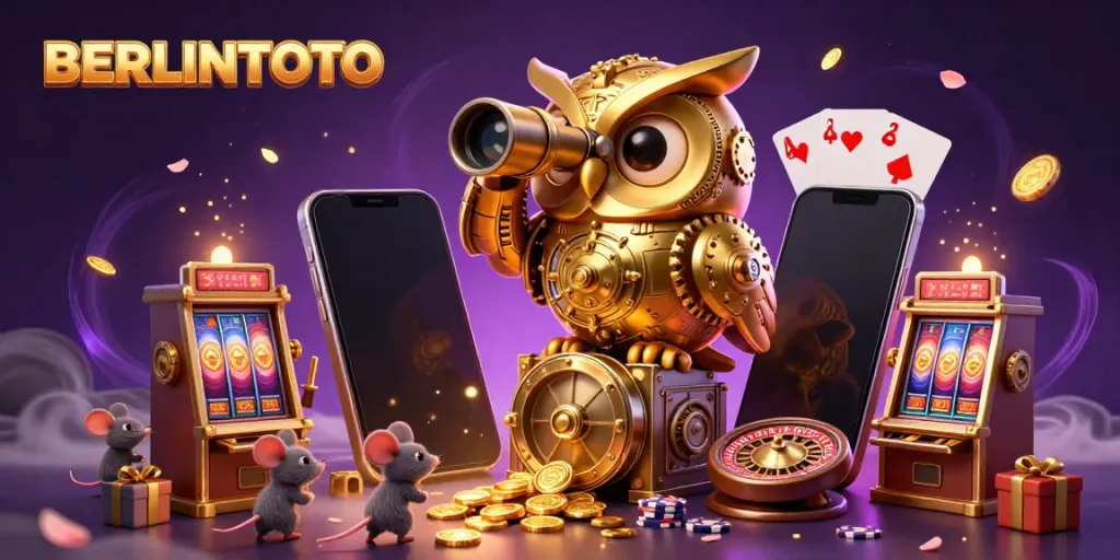 Experience thrilling gameplay at BERLINTOTO with interactive slot machines and vibrant casino elements.