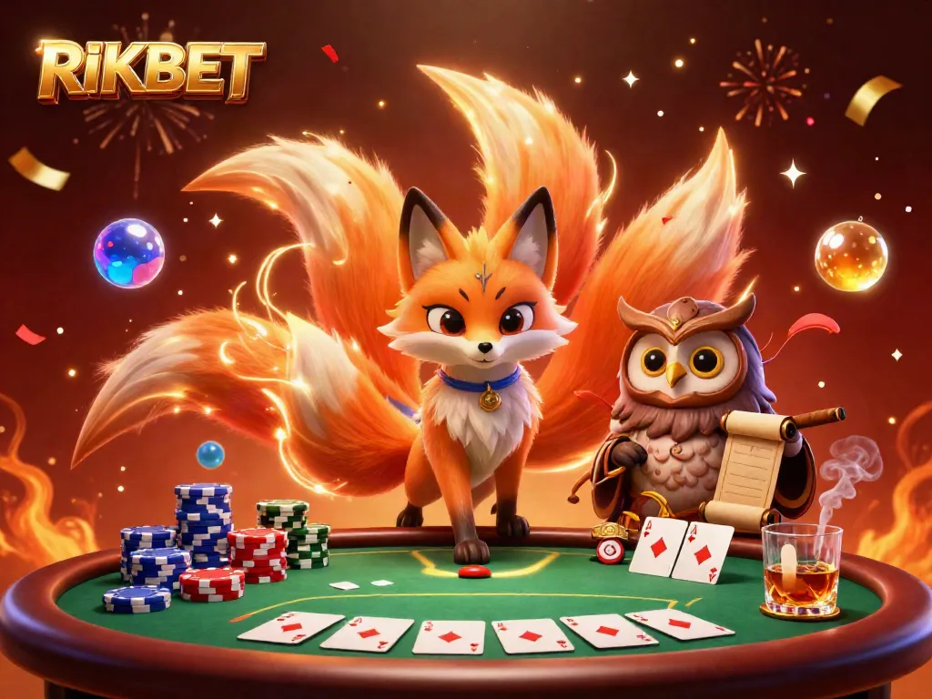 Experience thrilling gameplay at RIKBET with vibrant characters and dynamic poker elements.