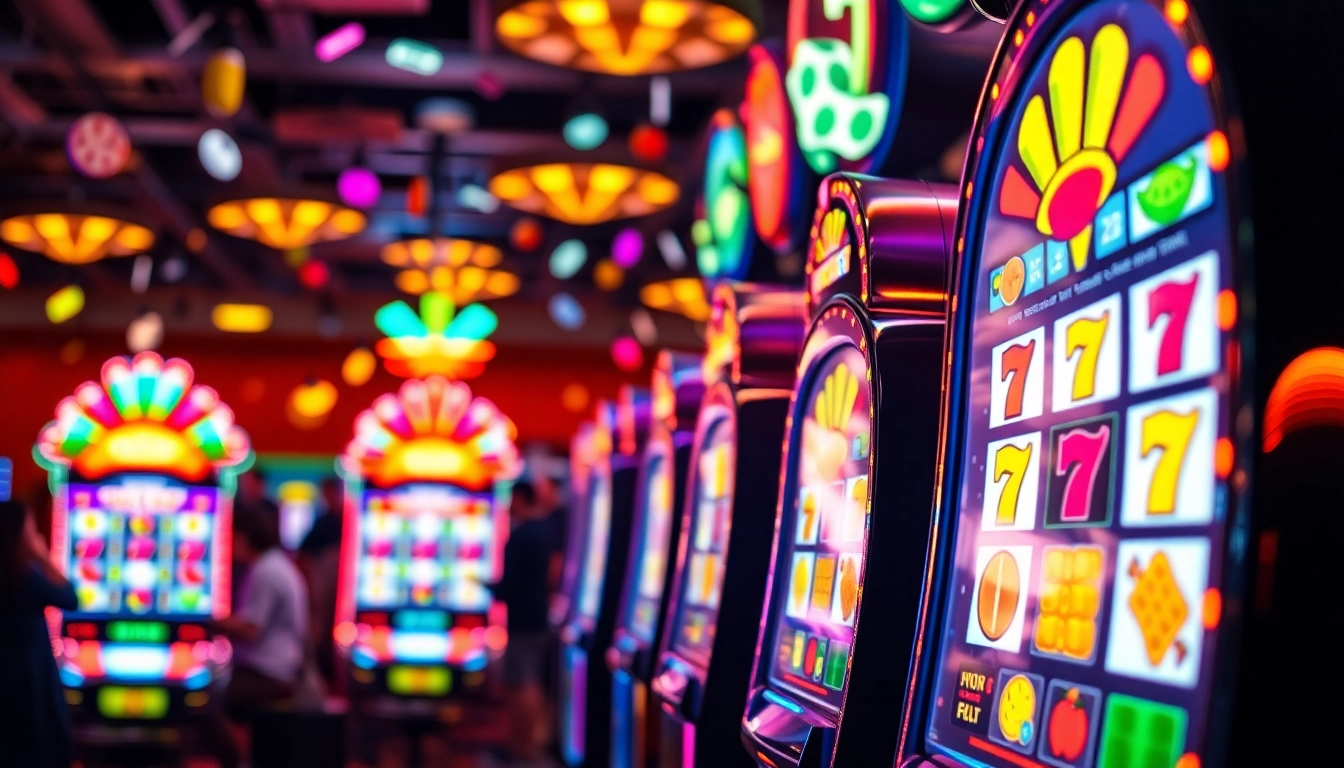 Engaging slot88 machine filled with vibrant symbols, inviting players to experience excitement.