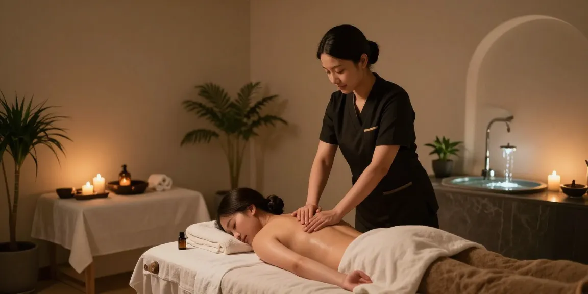 Relaxing nuru massage experience at a wellness center in 일산출장안마, featuring soothing ambiance and professional care.