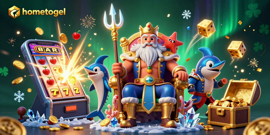Experience hometogel's vibrant casino gameplay with Neptune's thrilling jackpot adventure.