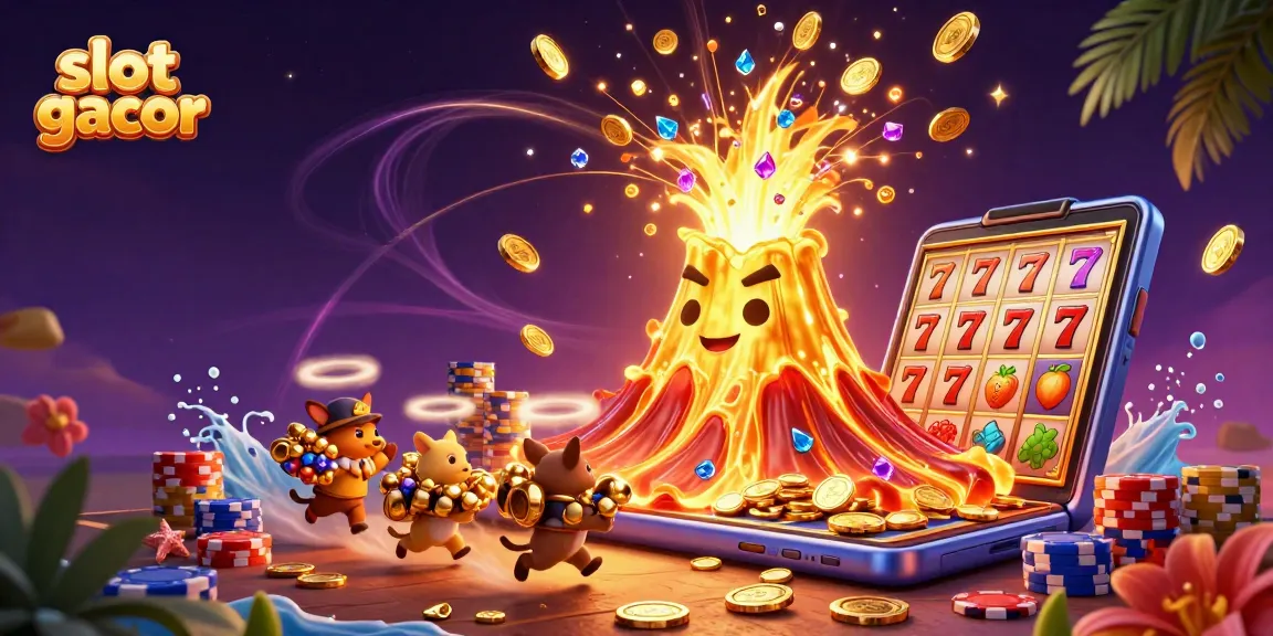 Permainan slot gacor dengan gunung berapi emas menghasilkan harta karun di kasino